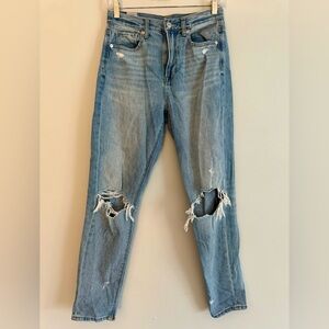 American Eagle Outfitters Mom Jean Distressed size 2